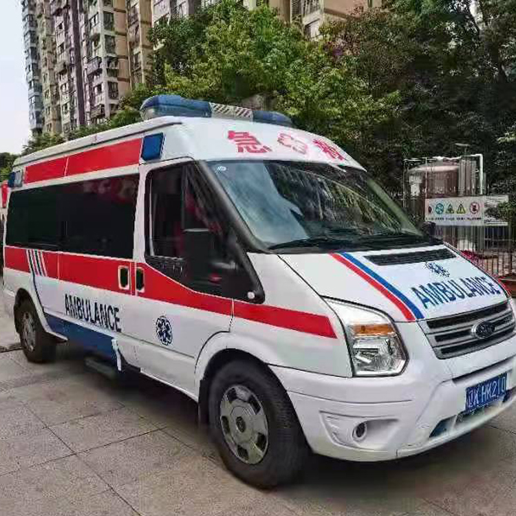 平顺长途救护车护送病人返乡